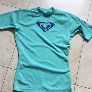 Girls Roxy Swim Shirt/ Rash guard